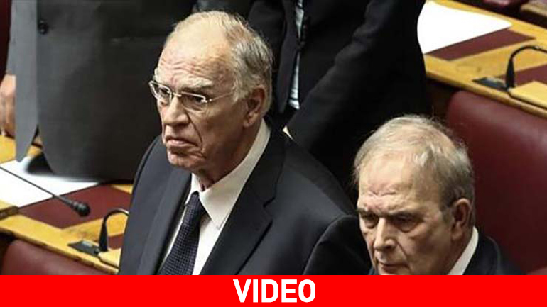 Η πρώτη ομιλία του Βασίλη Λεβέντη στη Βουλή