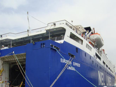 Στο λιμάνι της Καβάλας δεμένο το «European Express»