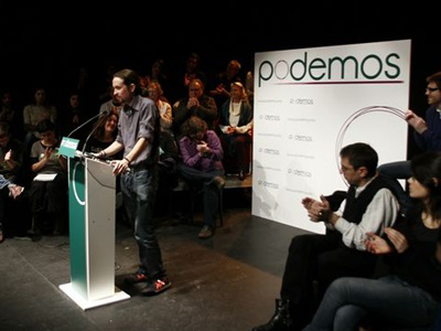 Τρίτη δύναμη στην Ισπανία το νέο αριστερό κόμμα Podemos