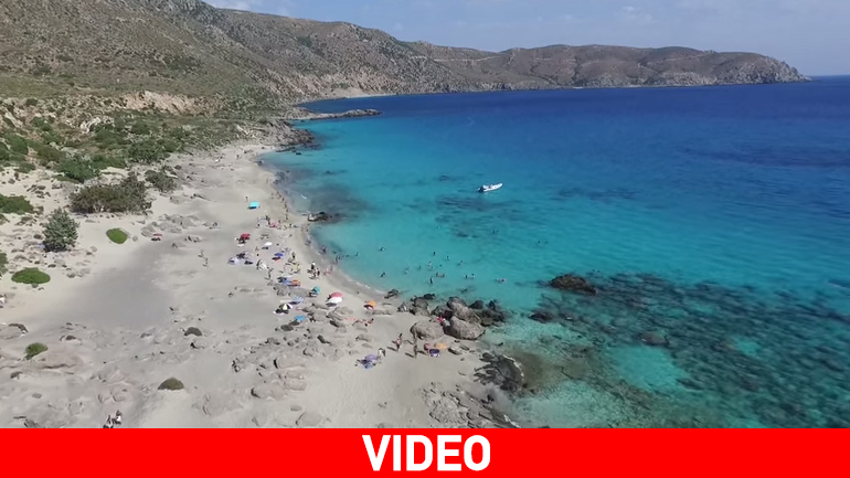 Οι πανέμορφες παραλίες της Κρήτης από ψηλά