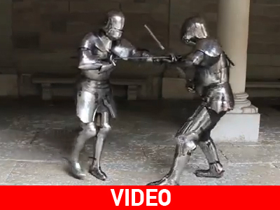 Μάχη με πανοπλία του 15ου αιώνα