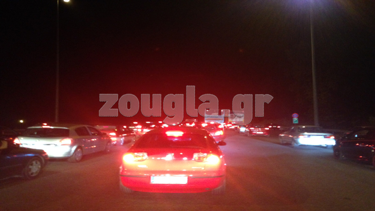 Ουρές χιλιομέτρων στην Εθνική Οδό μεταξύ Κατερίνης –Λάρισας