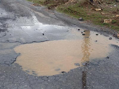 Παντού … λακκούβες στη Μεγαλόπολη!