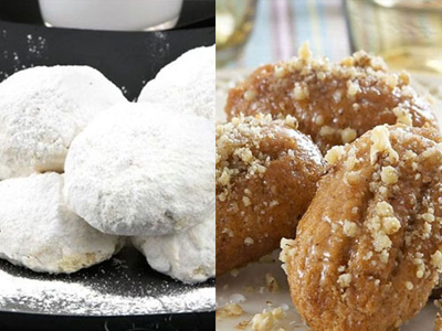 Μελομακάρονο ή κουραμπιές; Ιδού η απορία! Μελομακάρονο ή κουραμπιές; Ιδού η απορία!