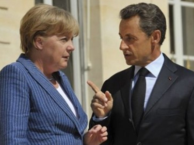 Συνάντηση Σαρκοζί – Μέρκελ με φόντο την κρίση στην Ευρωζώνη