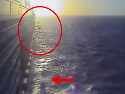 Μεθυσμένος Μεξικανός πηδάει από κρουαζιερόπλοιο στο Μουντιάλ