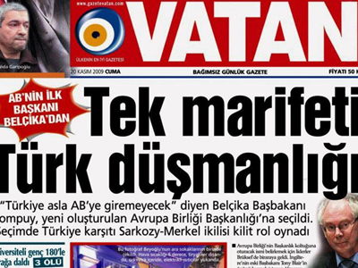 «Συννεφιά»  στην Τουρκία από την εκλογή Herman van Rompuy