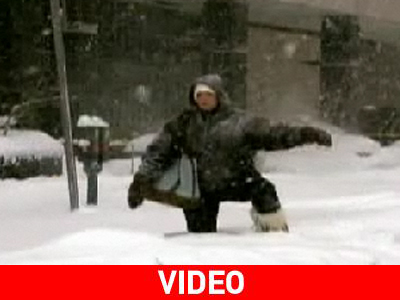«Πολιορκία» του χιονιά στη Νέα Υόρκη