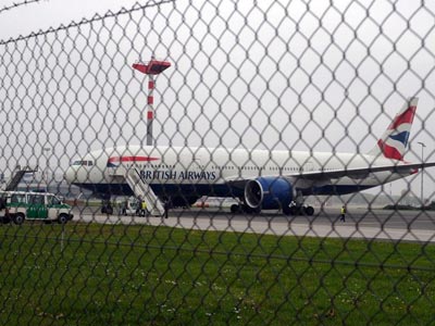 Επείγουσα εκκένωση αεροσκάφους της British Airways