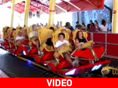 Μοναδική τεχνολογία σε τρενάκι του λούνα παρκ