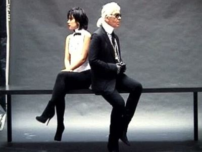 Η Chanel «ένωσε» Lily Allen και Karl Lagerfeld