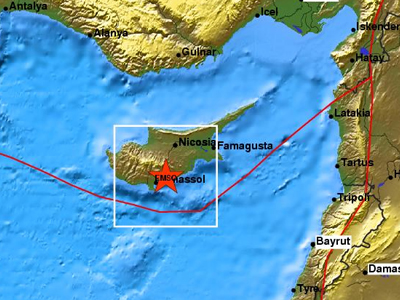Σεισμός 4,7 Ρίχτερ στην Κύπρο