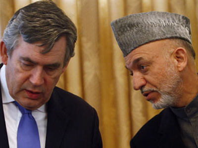 Προειδοποίηση Brown στον Karzai
