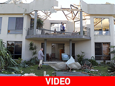 «Μίνι-τυφώνας» χτύπησε την Αυστραλία
