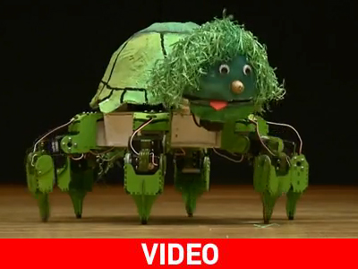 Εξάποδα ρομπότ χορεύουν