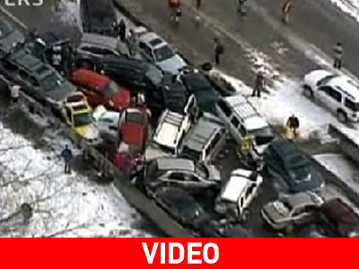 Καραμπόλες αυτοκινήτων στο Κάνσας