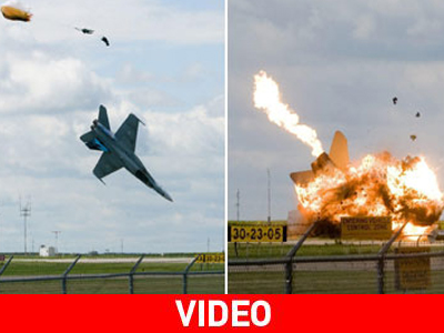 Καρέ-καρέ εκτόξευση πιλότου λίγο πριν την συντριβή