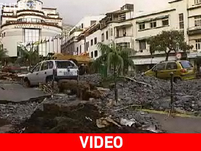 Πένθος για τα θύματα των πλημμυρών της Μαδέιρα