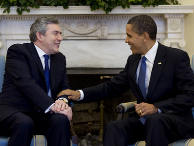 Χέρι-χέρι Obama και Brown