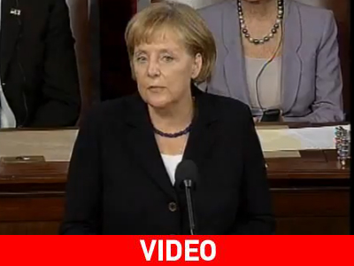 Πυρηνικά, κλίμα και Ολοκαύτωμα στην ομιλία της Merkel