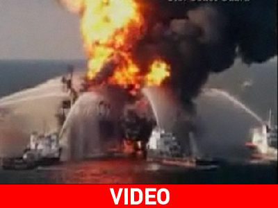 Πύρινη κόλαση στην πλατφόρμα πετρελαίου στον Κόλπο του Μεξικού