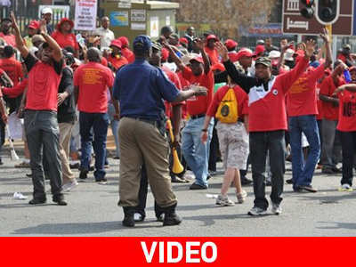 Παρέμβαση του στρατού στις απεργίες στη Ν. Αφρική