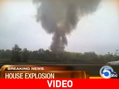 Καταστράφηκαν σπίτια από έκρηξη στο Cleveland