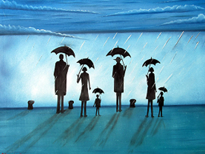 Έκθεση ζωγραφικής του Βασίλη Κατσιάνα