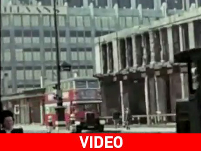 Μοναδικό έγχρωμο φιλμ από τον βομβαρδισμό του Λονδίνου