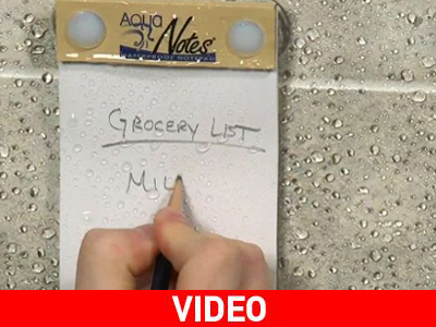 Αδιάβροχο σημειωματάριο