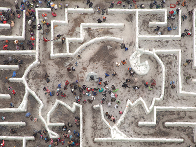 Ο μεγαλύτερος παγωμένος λαβύρινθος στον κόσμο