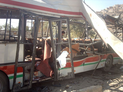 Πολύνεκρη έκρηξη με στόχο λεωφορείο