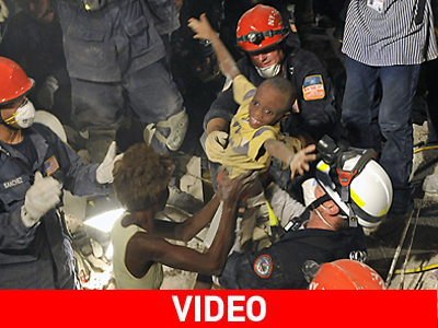 Ζωή στα ερείπια μετά από οκτώ ημέρες