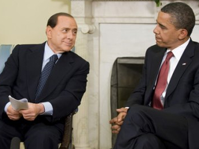 Υπέρ Obama ο Berlusconi για το Αφγανιστάν