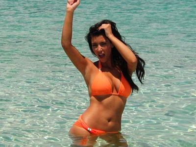 Μια Kardashian στις Μπαχάμες