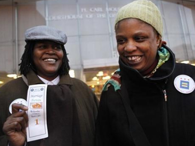 Σπεύδουν για μια άδεια γάμου οι ομοφυλόφιλοι στην Ουάσινγκτον