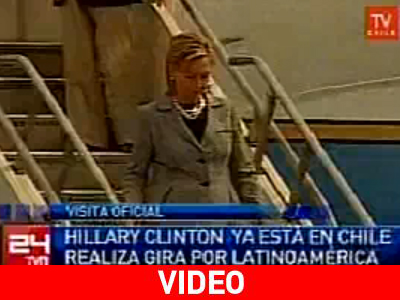 Στη Χιλή η Χίλαρι Κλίντον