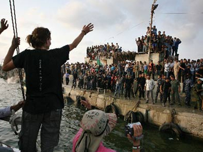 Τελευταίο κομμάτι του ταξιδιού για τα πλοία προς τη Γάζα