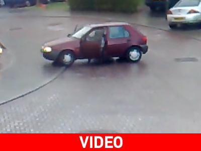 Σκέιτ στον πάγο για… αυτοκίνητα