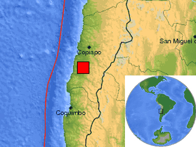 Μετασεισμός 6,2 Ρίχτερ στην Χιλή