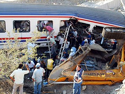 Σιδηροδρομικό δυστύχημα στην Τουρκία
