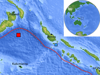 Σεισμός 5,9R στην Παπούα Νέα Γουινέα