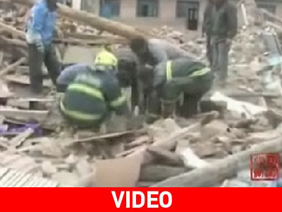 Συνεχίζονται οι προσπάθειες διάσωσης στην Κίνα