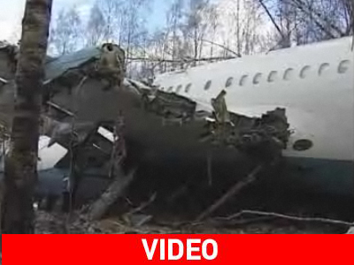 Ρωσικό αεροπλάνο έπεσε σε δάσος κοντά στη Μόσχα