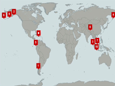 Οι μεγαλύτεροι σεισμοί στον κόσμο από το 1900