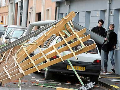 Φονική θύελλα στη δυτική Γαλλία