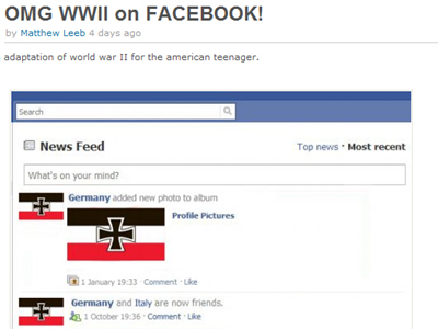 Ο Β’ Παγκόσμιος Πόλεμος στο… facebook
