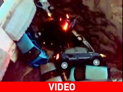 Δραματικές στιγμές από κατολίσθηση στην Ιταλία