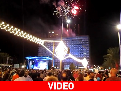 Εντυπωσιακοί εορτασμοί για τα 62α «γενέθλια» του Ισραήλ