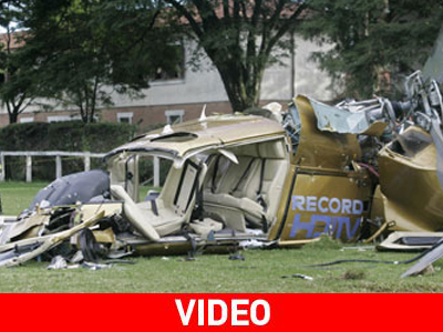 Πτώση ελικοπτέρου σε «απευθείας μετάδοση»